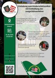 Kinderschützenfest und Enthüllung der Jungschützenfahne