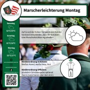Marscherleichterung Montag
