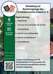 Einladung zur Rechnungslage