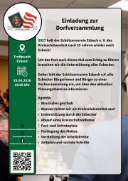 Einladung zur Dorfversammlung