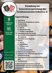 Einladung zur Generalversammlung 2026