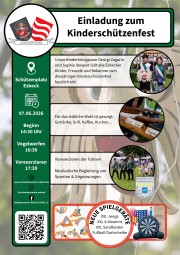Einladung zum Kinderschützenfest
